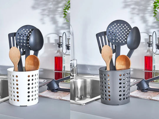 Plastic Round Vertical Cutlery Holder