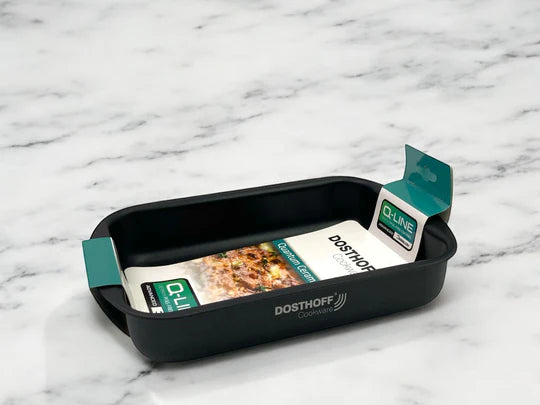 Dosthoff Black Quantum Rectangular Oven Tray 25 cm