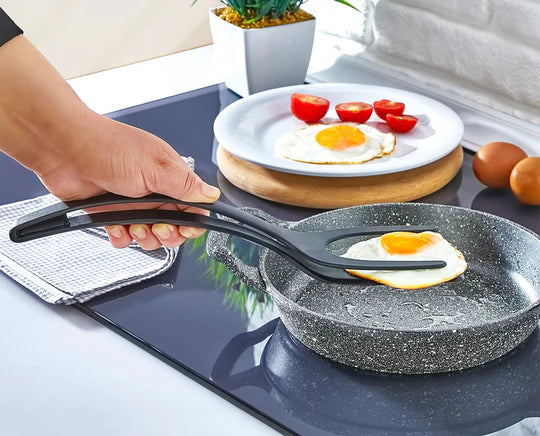 Spatula with Tongs - Heat Resistant for Non Stick Use