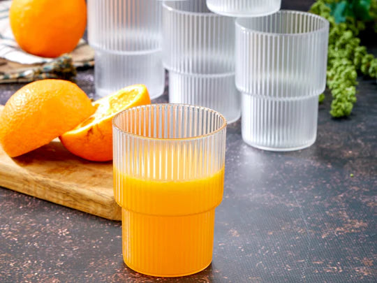 Set of 3 Plastic Cups "Origami"