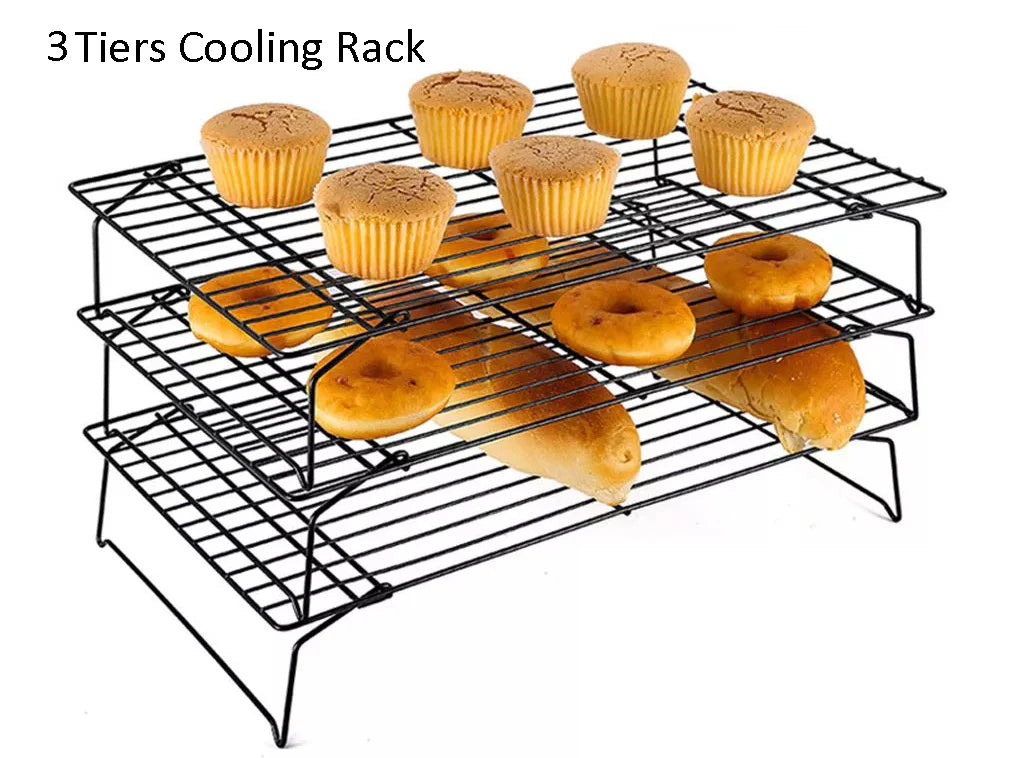 3 Tiers Cooling Rack 41x26x5.5 cm