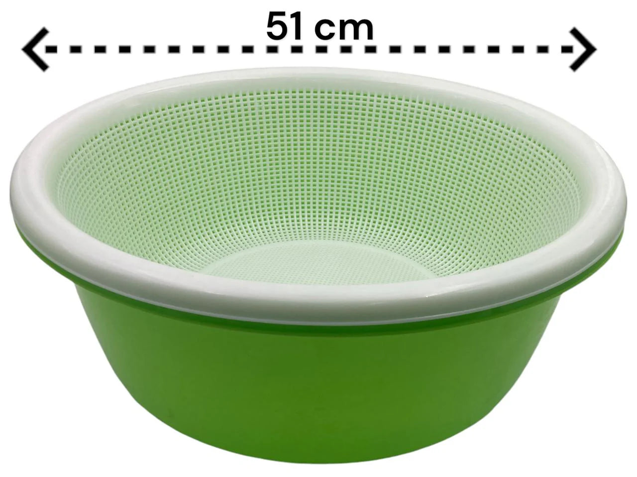 Set of extra large strainer with bowl 51 cm - 28L
