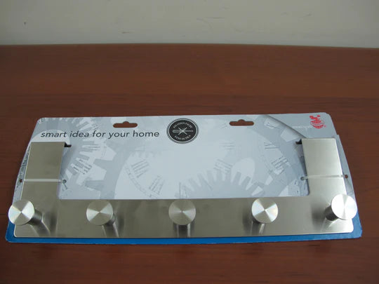 5 hooks stainless steel door hanger