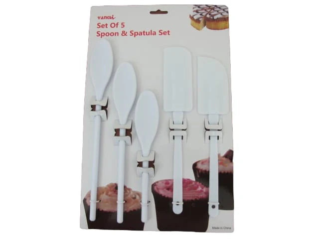5 pieces Spoon and Spatula Set