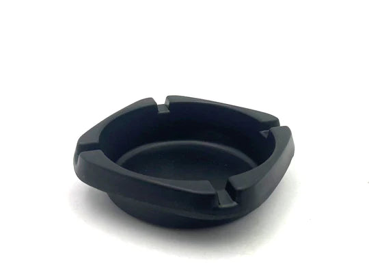 Mat Black Melamine Squared Ashtray 10 cm