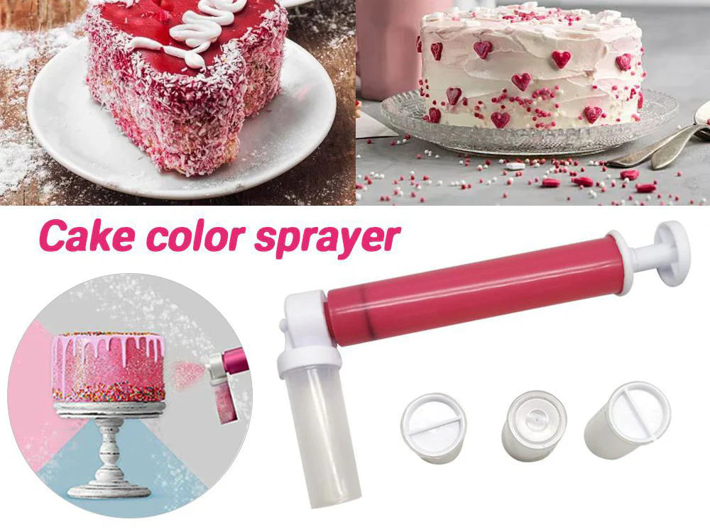 Cake Color Sprayer with 4 Refills