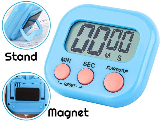 Digital Timer Kitchen Timer with Magnetic Back