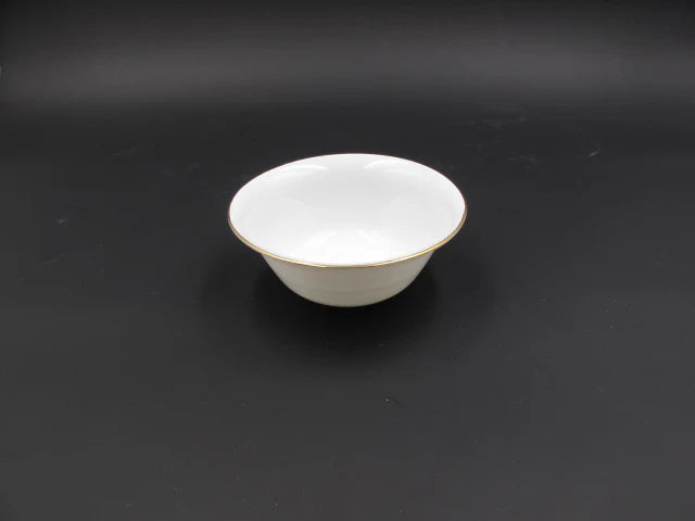 Fine Opal Soup Bowl 5" Gold
