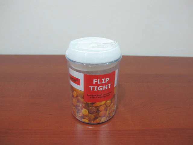 Flip Tight Round Jar; 0.75 lt