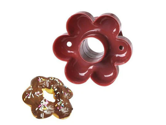 Flower Plastic Donut Cutter