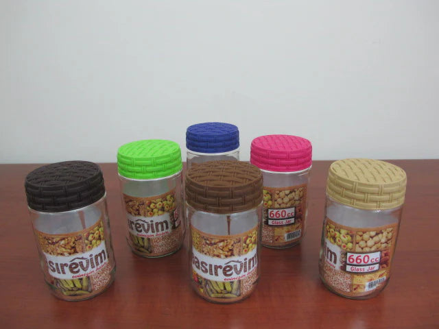 Glass Jar; 660 ml