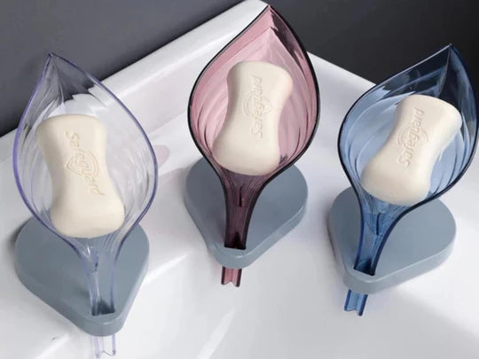 Leaf Shape Soap Holder with Drainer