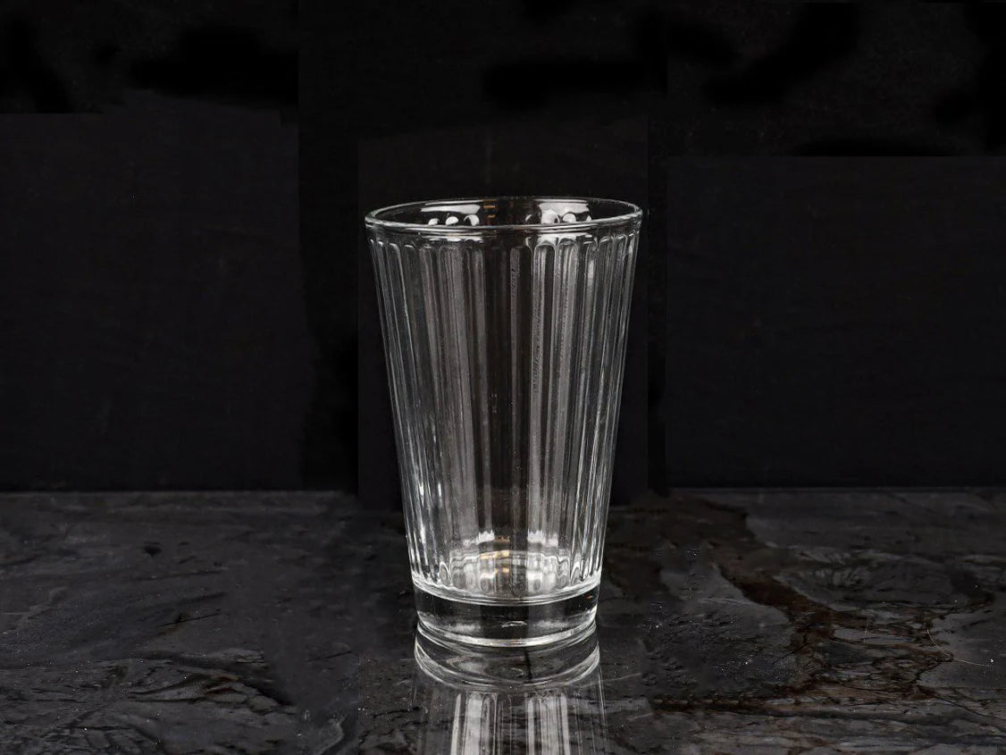 Lines Glass Water Tumbler 285 ml X3