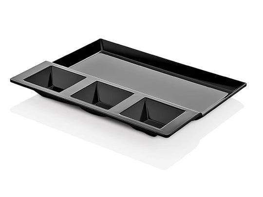 Melamine Burger Plate 27x23 cm