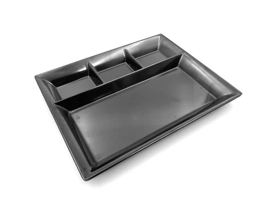 Melamine Rectangular divided Dish 33 cm
