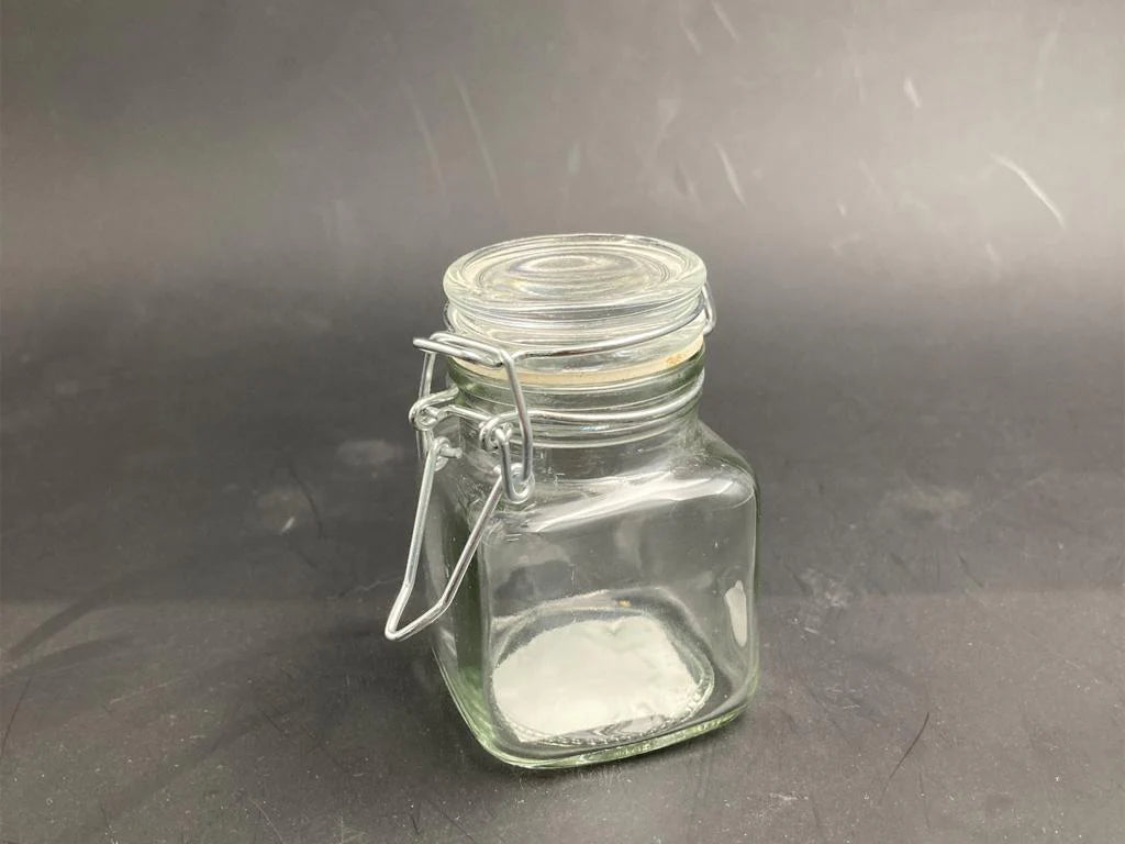 Mini Airtight Glass Jar Squared