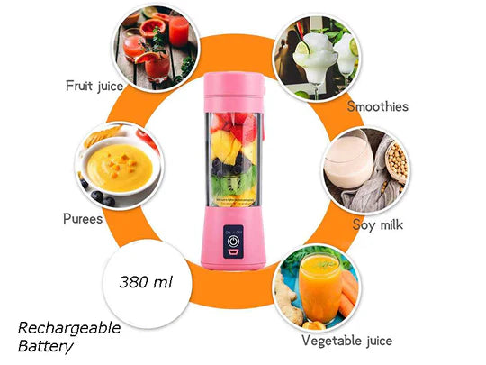 Portable and Rechargeable Battery Juice Blender