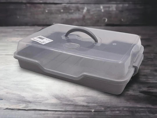 Rectangular Cookie and Pastry Carrier 34 cm