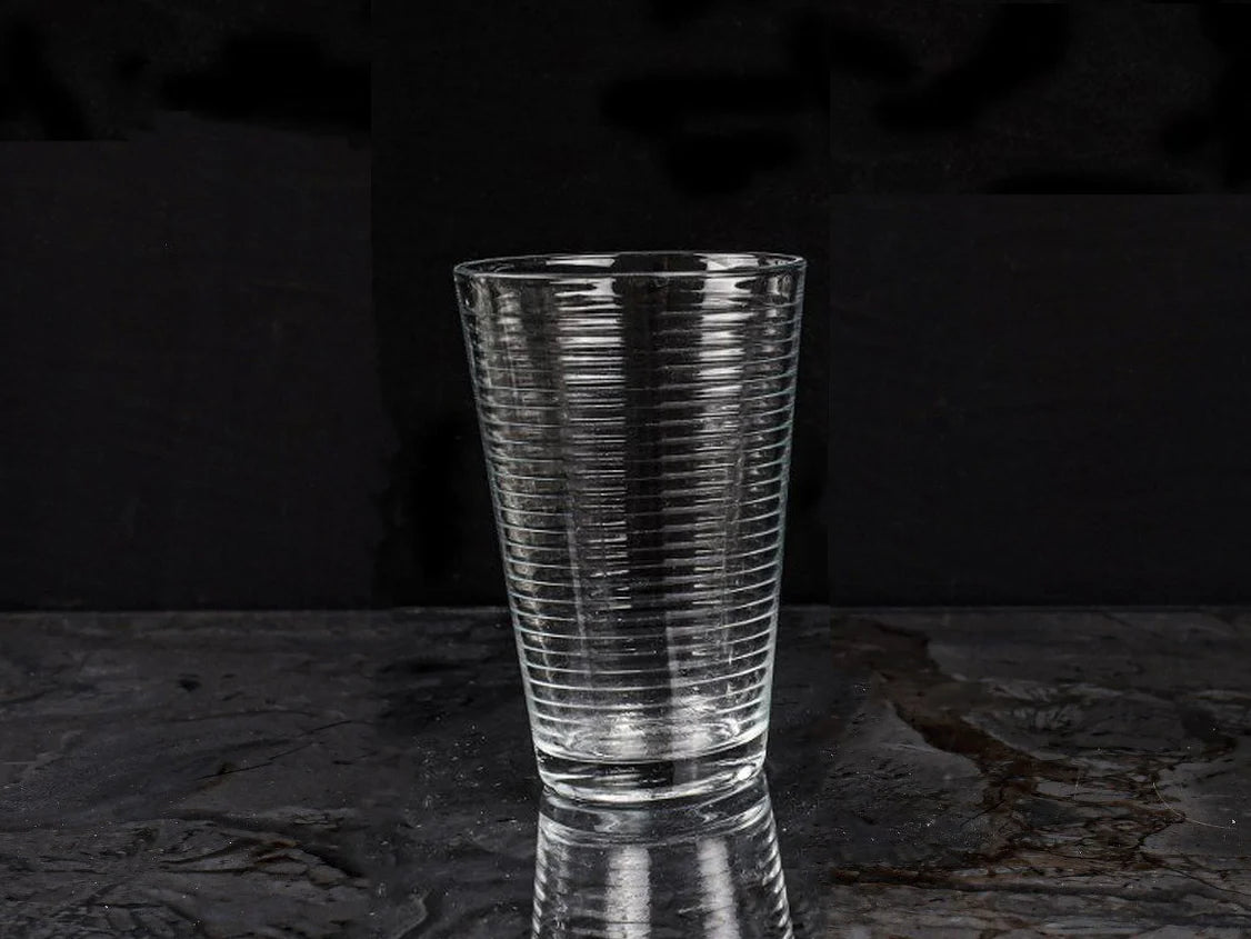 Rings Glass Water Tumbler 285 ml X3