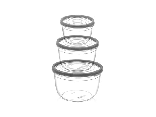 Round Food Storage Set of 3