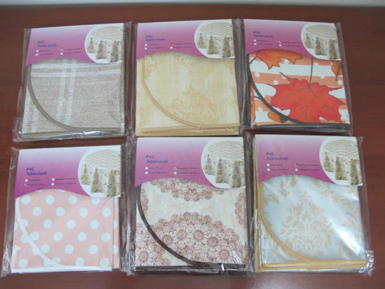 Round PVC Table Cloth; 140 cm