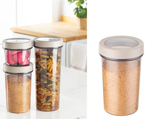 Single Piece Round Storage Jar 1100 ml