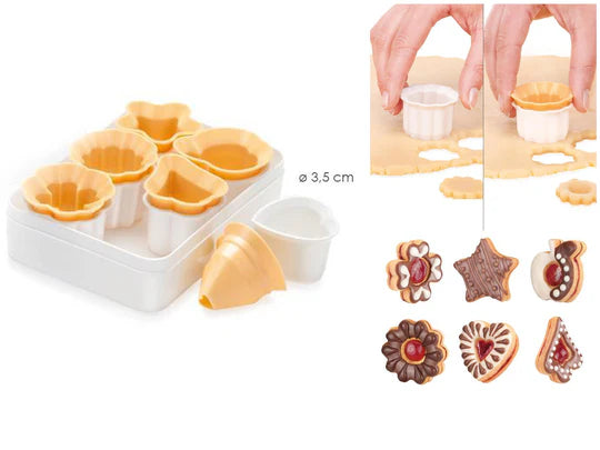 Tradional Shortbread Cutters x6