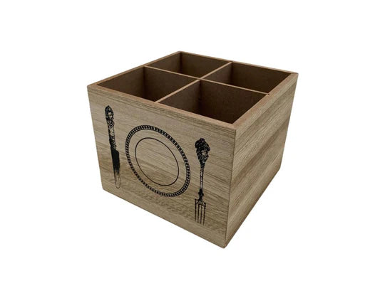 Wooden Cutlery Holder