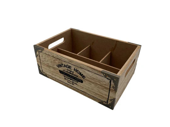 Wooden "Vintage Home" Box