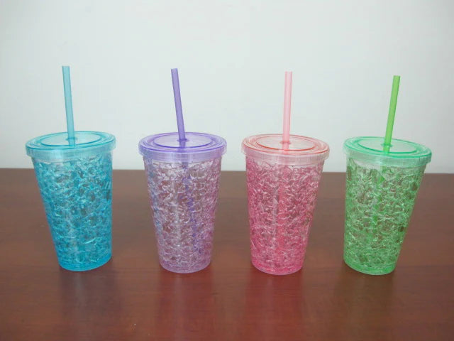 Frosty Cup with Straw