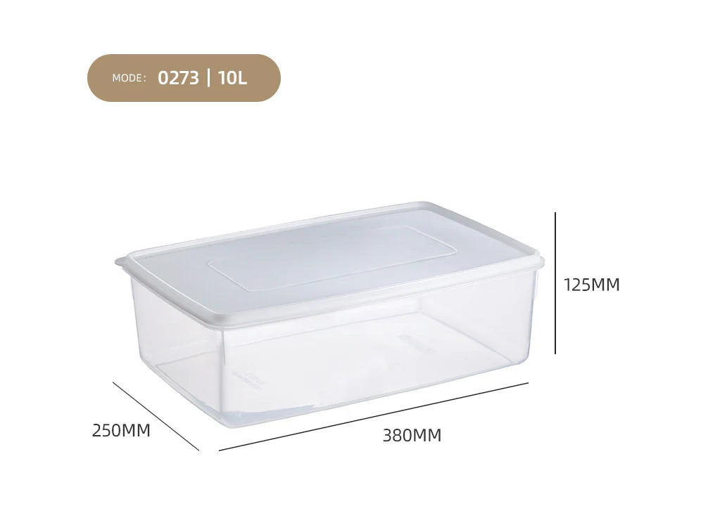 Clear Hermetic Food Preservation Box 10 lt