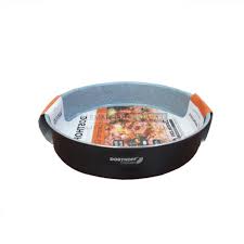 DOSTHOFF ROUND OVEN TRAY BLACK 28 CM