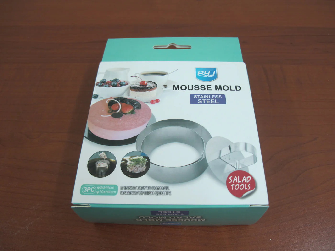 Round Cake Rings with Pusher