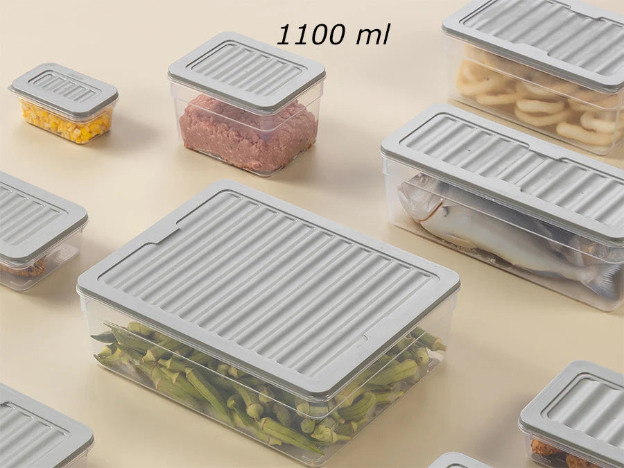 Deep Fresh box 1100 ml - Stackable inside fridge