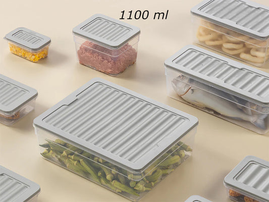 Deep Fresh box 1100 ml - Stackable inside fridge