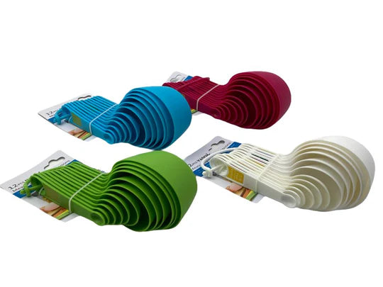 12 pcs Plastic Measuring Cups and Spoons