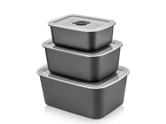 Pro Vacuum Food Storage Box Set 450-950-1800 ml