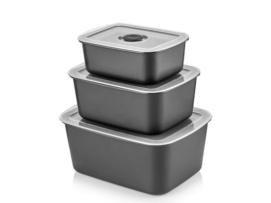 Pro Vacuum Food Storage Box Set 450-950-1800 ml