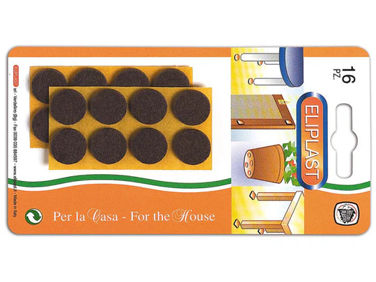 16 Small Round Sticky Felt X2