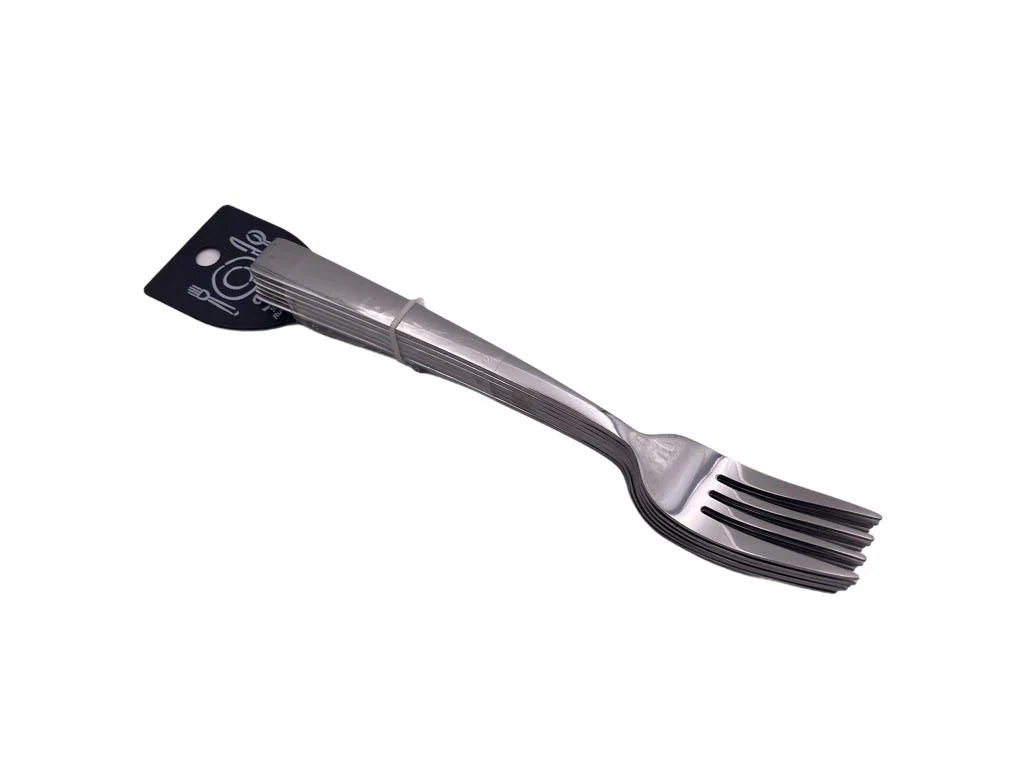 Plain modern dinner forks X6.