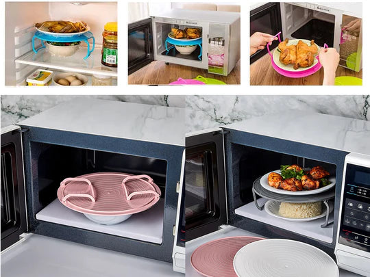 Plastic Foldable Shelf for Microwave & Refrigerator
