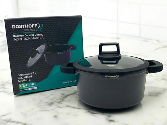 Dosthoff Black Quantum Ceramic Casserole 24 cm - 4.7L