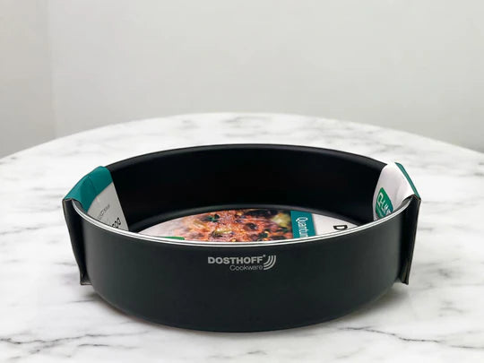 Dosthoff Black Quantum Round Oven Tray 28 cm