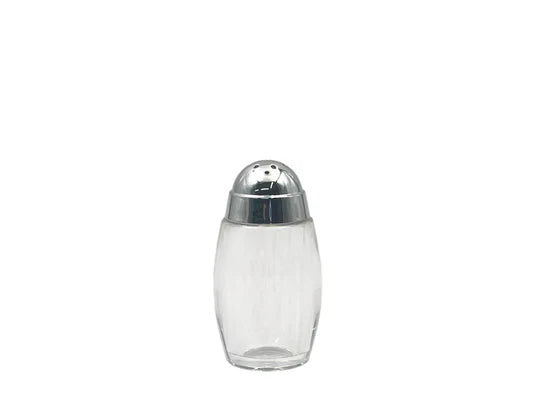 Acrylic salt and pepper shaker Dome Chrome Plated Cover