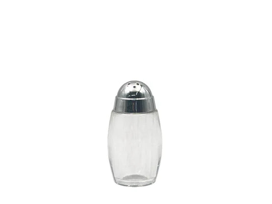 Acrylic salt and pepper shaker Dome Chrome Plated Cover