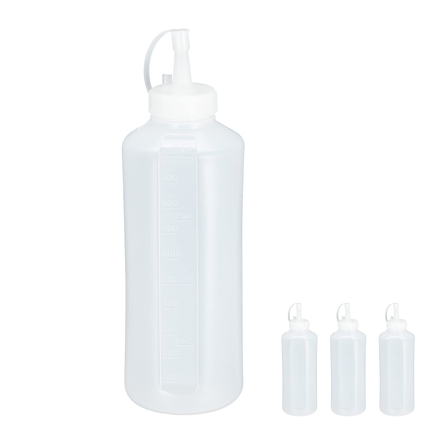 Sauce plastic bottle with cover 1L