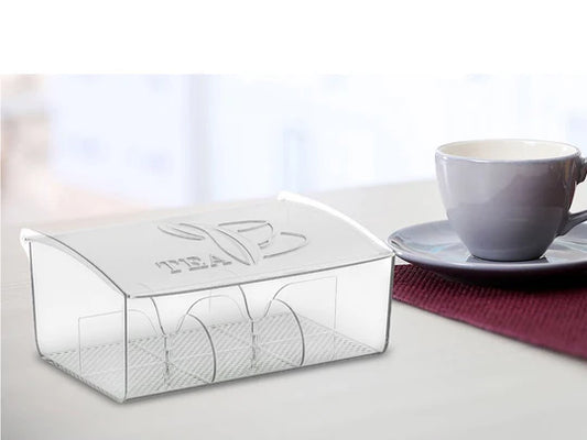 Transparent Tea Box 6 cavities