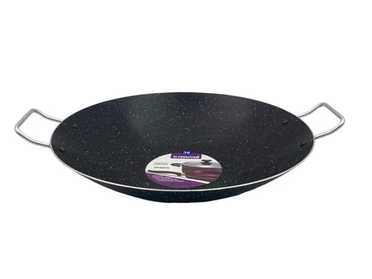 Black Granite Nouval Wok 36 cm