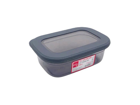 400 ml Poli Food Storage Box with Silicon Rim Cover