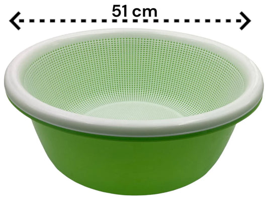 Set of extra large strainer with bowl 51 cm - 28L